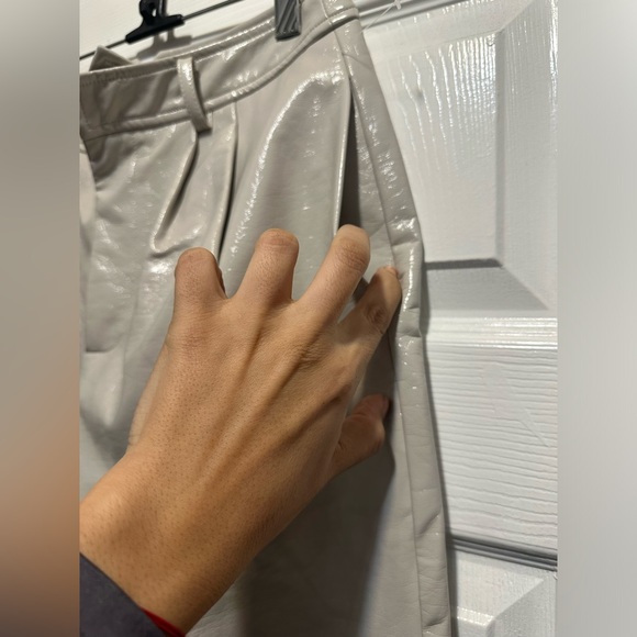 7 For All Mankind Faux Leather Trousers & Vest - Picture 9 of 13